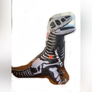 Childrens inflatable skeleton dinosaur Halloween costume.